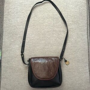 Vintage Brahmin leather handbag/purse, crossbody.